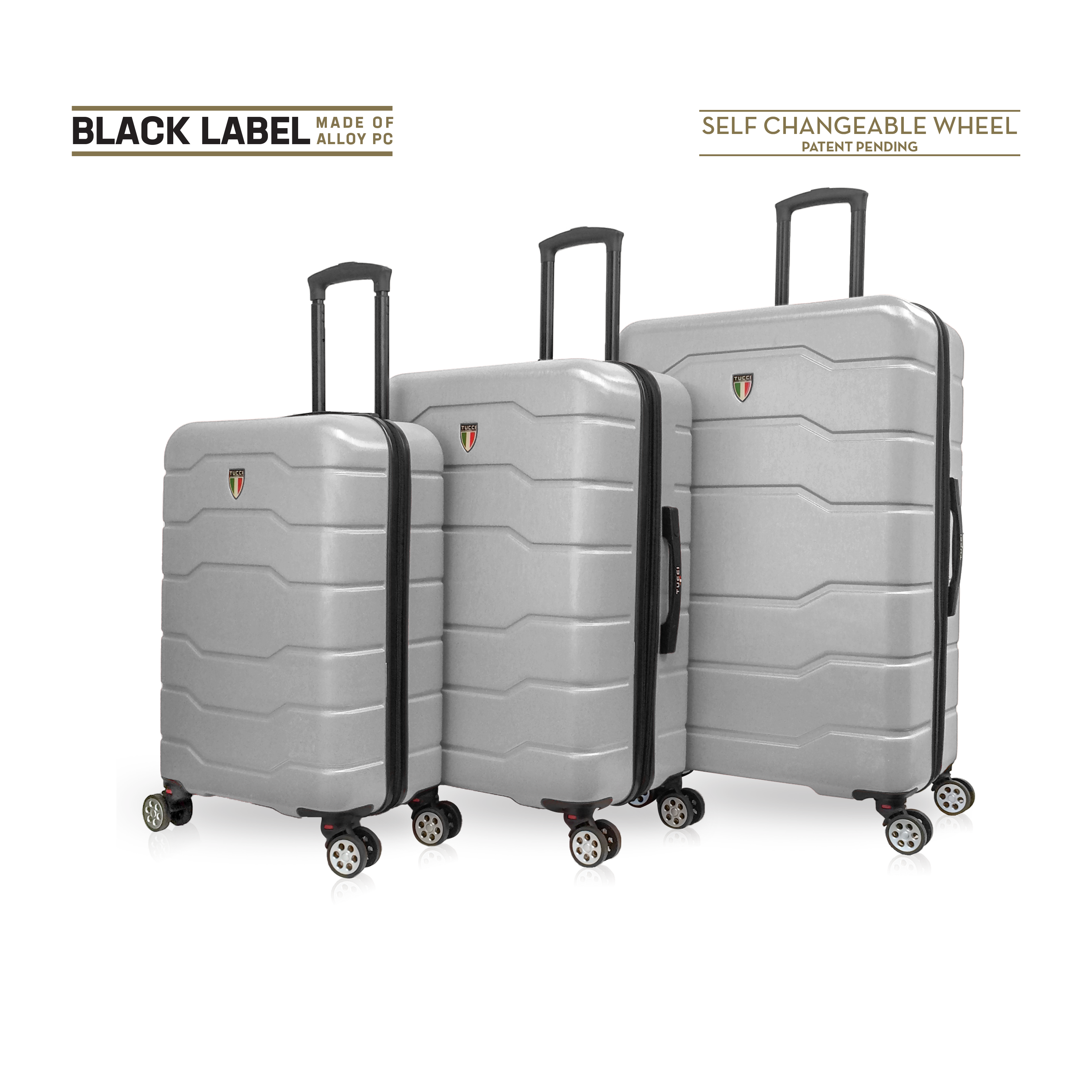 TUCCI IL CAMMINO — Ensemble 3 pièces 18" + 26" + 30"